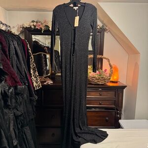 A.Peach sexy shimmer dress small